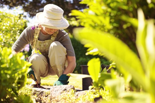 Fence installation work in a Blackwall residential or commercial setting